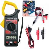 Derwell DT266 Pense Ampermetre DT266 Dijital Pens Metre 1000A 1000 V Voltmetre Ampermetre Elektrikçi Kelepçe Multimetre