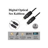 Derwell Fiber Dijital Optik 1 Metre Optic Sinema Sistemi Ses Kablosu Yüksek Kalite Toslink Kablo Cable