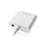 Derwell Hd 1080p Hdmı To Vga Kablosu Sesli Dönüştürücü Güç Kaynağı Hdmı Erkek Vga Kadın Dönüştürücü Adaptörü BEYAZ