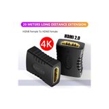 Derwell Hdmi Kablo Ara Birleştirici Hd 1080p Dişi Dişi Kablo Uzatma Ara Uzatıcı Dönüştürücü Uzatma Adaptörü SİYAH