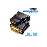 Derwell Hdmi To Dvı Çevirici Adaptörü Çift Yönlü DVI - D 24+1 Erkek HDMI Dişi Kablo Konnektör Dönüştürücü