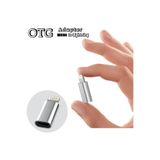 Derwell İphone 8-Pin Otg Micro Usb To Iphone Lightining Şarj Çevirici Dönüştürücü Adaptör Gri