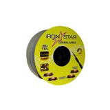 Derwell İronStar 80 Tel RG6-U4 Uydu Anten Kablosu 100 Metre, 100 Metre, Drwlİron1xx, Beyaz, Erkek