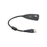 Derwell Kablolu USB Ses Kartı 7.1 Kulaklık Mikrofon Çevirici, DR5VH21