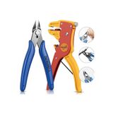 Derwell Metal Yan Kesici - 0.2-6mm Kablo Soyucu Elektrik Teli Kesici Kablo Sıyırıcı Crimper Dip Kesim Keski