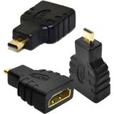Derwell Micro Mikro HDMI To HDMI Çevirici Aparat 4K 2k Destekli HDMI Dişi Micro HDMI Erkek Adaptör Dönüştürücü 1 Adet
