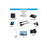 Derwell Power Güç Elektrik Kablosu C7 (ps4/ps3/ps2/teyp- Laptop Adaptör-ışıldak) 2 Pinli 1.5 Metre Siyah SİYAH