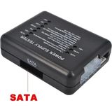 Derwell Power Supply Tester - Bilgisayar Güç Kaynağı Test Cihazı Power Test Aleti 24 Pin, Sata, Hdd, Ide, Floppy, Voltaj Ölçer 12V 5V 3.3V LED Göstergeli Masaüstü Pc Psu Arıza Tespit Modülü Siyah