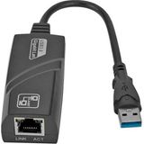 Derwell RJ45 Ağ Adaptörü RTL8153 Lan Ethernet Internet USB 3.0 Çevirici Converter Adaptör Harici Gigabit Ağ