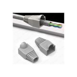 Derwell Rj45 Cat6 Cat6e Cat5 Cat5e Ethernet Ağ Kablosu Jakı Koruma Cover Kılıfı Kablo Konnektörü (20 Adet)