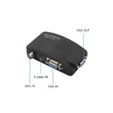 Derwell S-Video Bnc'Den Vga Dönüştürücü Adaptör Dijital Switcher Pc Tv Kamera Dvd Dvr Çevirici Dönüştürücü