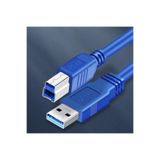 Derwell Üniversal Usb 3.0 Printer Yazıcı Tarayıcı Bağlantı Ara Kablosu Yüksek Veri Hızı 1.5 Metre mavi