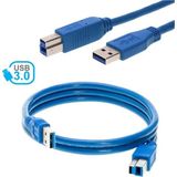 Derwell Üniversal USB 3.0 Printer Yazıcı Tarayıcı Bağlantı Ara Kablosu Yüksek Veri Hızı 1.5 Metre