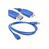 Derwell Usb 3.0 Hdd Harddisk Kablosu Yüksek Hiz 50 Cm Usb 3.0 Tip A Mikro B Kablo Usb 3.0 Süper Hızlı Kablo