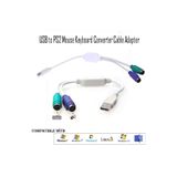 Derwell Usb Ps2 Dönüştürücü Ps2 Usb Çevirme Usb To Ps2 Eski Klavye Mouseyi Usb Girişine Çevirir Kablo