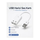 Derwell USB Ses Kartı Çift 3.5 mm Aux Girişli Mikrofon Kulaklık Ayırıcı Dönüştürücü Çoklayıcı Adaptör PC Laptop Uyumlu Harici Mikrofon Girişi Ve Kulaklık Çıkışı Net Pratik Ses Aktarım Aparatı