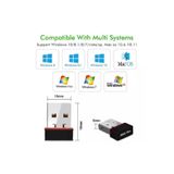Derwell USB Wifi Adaptörü 802.11N Anten 300 Mbps USB Kablosuz Alıcı Dongle Ağ Kartı Masaüstü Güçlendirici