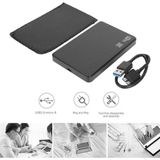 Derwell Yeni 2023 2.5 HDD Kutusu USB 3.0 Harici Harddisk Kutusu Micro USB 3.0 Giriş Sata SSD Siyah