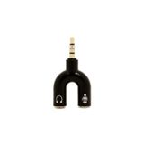 Derwell Yeni 2023 Kulaklık Mikrofon Ayırıcı Çoklayıcı 3.5mm Splitter Switch Stereo Dönüştürücü Adaptör KARIŞIK