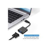 Derwell Yeni 2023 Usb 3.0 Vga Çevirici Adaptör Usb To Vga Dönüştürücü Kablo 1080p Adaptörü Dönüştürücü KARIŞIK