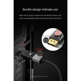 Derwell Yeni 2025 Displayport To Hdmı Uyumlu Adaptör Dönüştürücü 4k Pc Tv Xbox Için Dönüştürücü Çevirici SİYAH