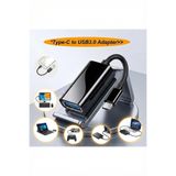 Derwell Yeni 2025 Usb C Usb 3.0 Otg Kablo Type-C Erkek To Usb 3.0 Dişi Typec Otg Veri Aktarma Kablosu