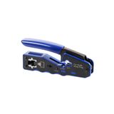 Derwell Yeni Nesil Ez RJ45 Crimper Geçişli Çok Işlevli Ethernet Sıkma Pensesi Sıkma/Kesme RJ11/CAT7/6/5 Stp