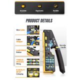 Derwell Yeni Nesil Ez Rj45 Pense 8p8c Utp Sıkma Pensesi Rj11 Rj12 Rj45 Ethernet Konektörü Sıkma Kesme Soyma