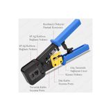 Derwell Yeni Nesil EZ RJ45 RJ11 Cat5 Cat6 Konnektör Ağ Sıkma Pensesi, DerwellEzpens1x