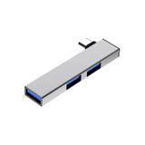 Derwell Yüksek Hız 5Gbps Hız Usb Type C 3.0 Hub 3 Portlu Çoklayıcı Çoğaltıcı Dönüştürücü Çevirici Adaptör
