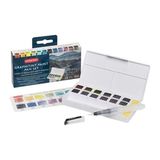 Derwent 12 Renkli Graphitint Sulu Boya Seti Standart Ölçüler ile Taşınabilir Sanat Seti