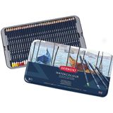 Derwent 36 Renk Metal Kutulu Watercolour Serisi Sulandırılabilir Kuru Kalem Seti