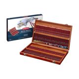 Derwent 72'li Pastel Kalem Ahşap Kutu Yumuşak Dokulu Renk Karıştırma Özelliği ile Sanatsal Malzeme