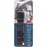 Derwent Chacoal Kömür Kalem Seti 4lü Dw39000