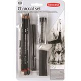 Derwent Charcoal Karakalem Eskiz Çizim Seti 10'lu Füzen Seti