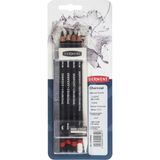 Derwent Charcoal Mixed Media Karakalem Eskiz Çizim Karışık Tanıma Seti