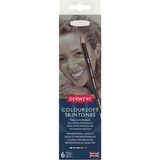 Derwent Coloursoft 6'lı Skin Tones Kuru Boya Kalemi Çizim Seti / 2300217