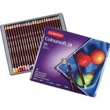 Derwent Coloursoft Pencils 24'lü Kuruboya Kalemi