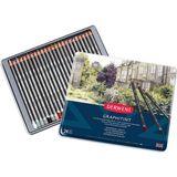 Derwent : Graphitint : Kuru-Sulu Grafit Kalem Seti : 24 Renk Metal Kutu