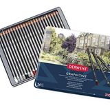 Derwent Graphıtınt Serisi Renkli Grafit Kalem Seti - 24 Renk Metal Kutu