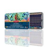 Derwent Inktense kalıcı suda çözünür sulu boya kalemleri, 36'lı set, 4 mm birinci sınıf çekirdek gücüne sahip renkli kalemler, kağıt veya kumaş üzerine çizim, boyama ve boyama için ideal, profesyonel kalitede, 2301842