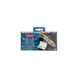 Derwent Inktense Paint Tablet Sulu Boya Seti Metalik Renkler 12'li