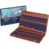 Derwent Inktense Pencil Kuru Boya Kalem Seti 72'li Ahşap Kutu (Mürekkep Kalemi) - Renkli - Standart