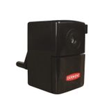 Derwent Manuel Plastik Helisel Masaüstü Bileyici, Super Point Mini, Kayar Tepsi Haznesi ve Masa Kelepçesi, Profesyonel Kalite, 2302000, Siyah, 1'li paket