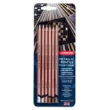 Derwent Metalik Renkli Kalem Seti - 6 Renk