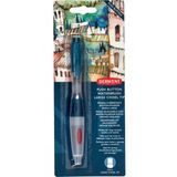 Derwent Push Button Waterbrush Sulu Boya Fırçası Chisel 10MM
