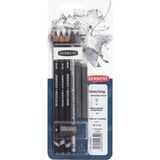 Derwent Sketching Mixed Media Karakalem Eskiz Çizim Karışık Tanıma Seti