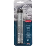 Derwent : Watersoluble Graphitone : Kuru-Sulu Grafit Kalem Seti : 4'lü Blister