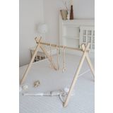 DERY BABY Ahşap Bebek Oyun Alanı (baby gym-aktivite merkezi)(ahşap oyuncaklar dahildir)