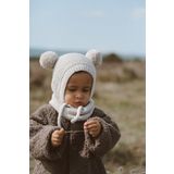 DERY BABY Ponponlu Bone Bere ve Boyunluk Takım-Taş